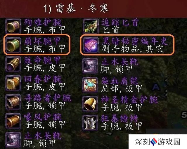 《魔兽世界》tbcP3海山副本掉落装备强度属性分析